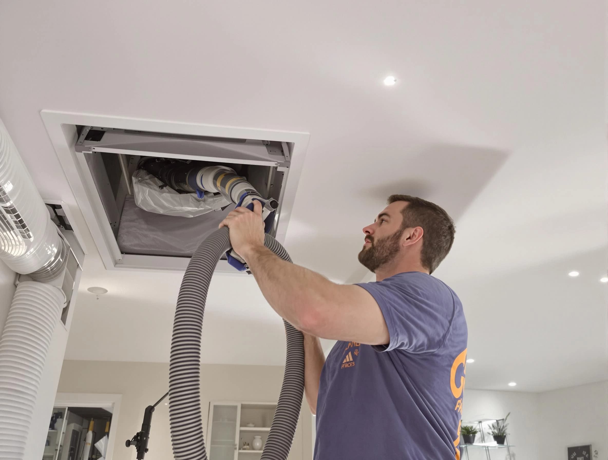 Precision indoor duct cleaning by Woodstock Air Duct Cleaning in Woodstock