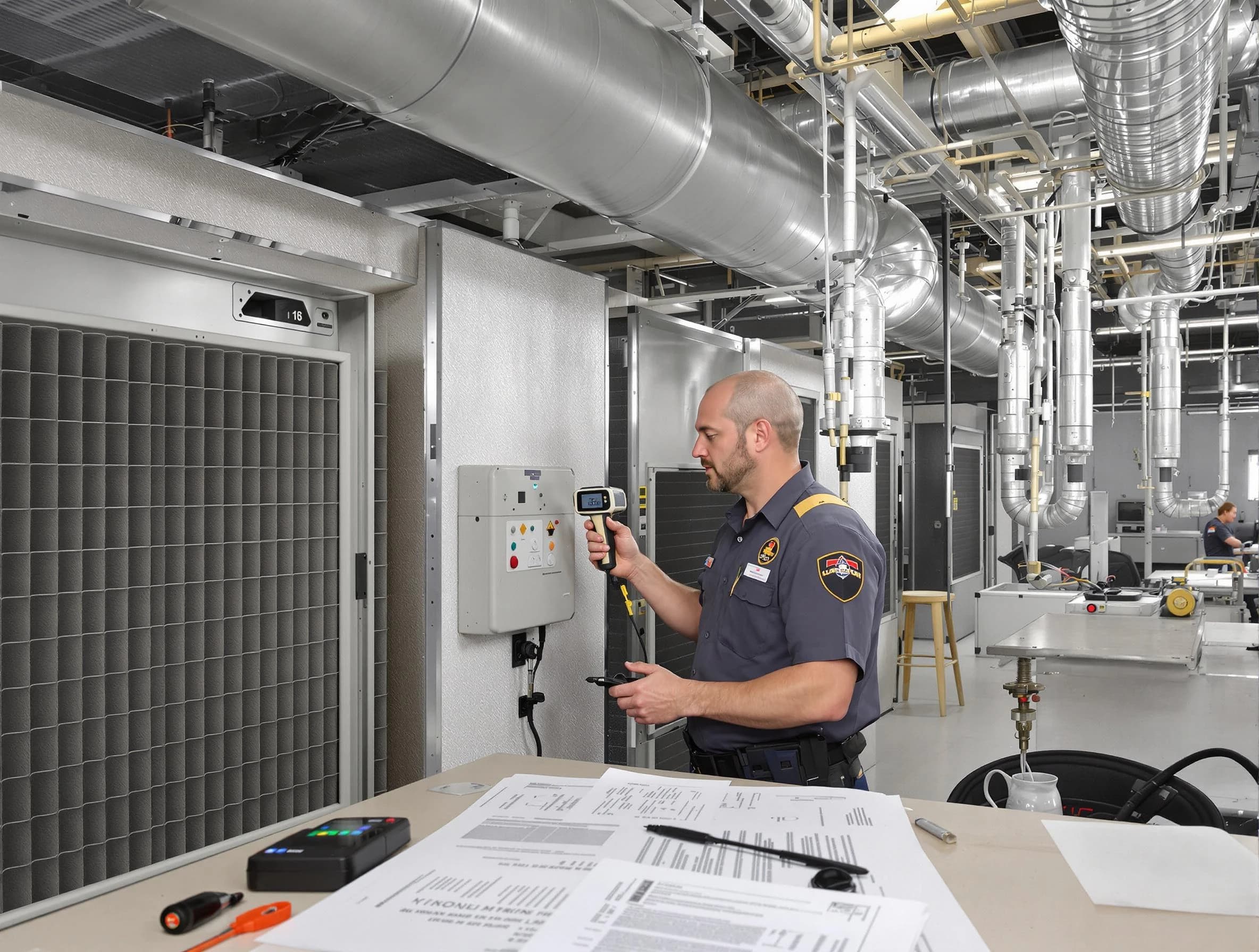 Professional filter system inspection by Woodstock Air Duct Cleaning in Woodstock