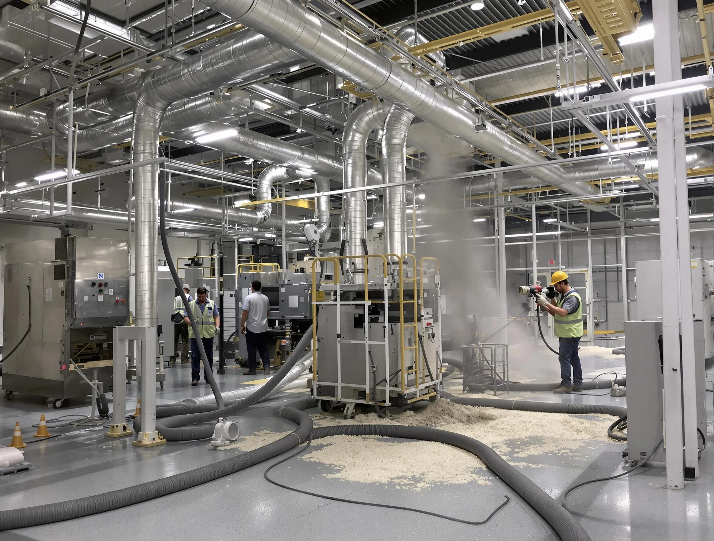 Heavy-duty industrial duct cleaning by Woodstock Air Duct Cleaning in Woodstock