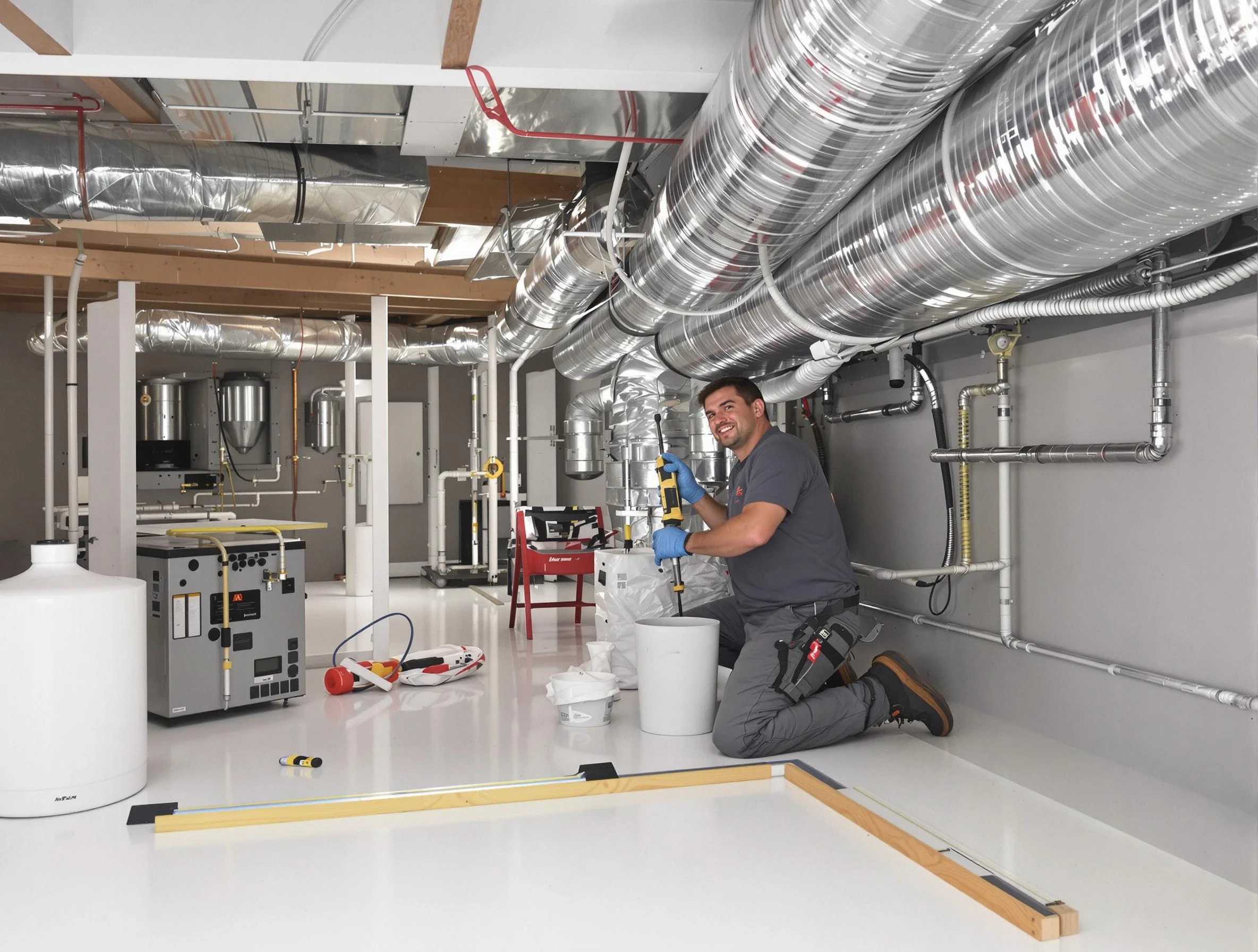 Professional duct sealing service by Woodstock Air Duct Cleaning in Woodstock