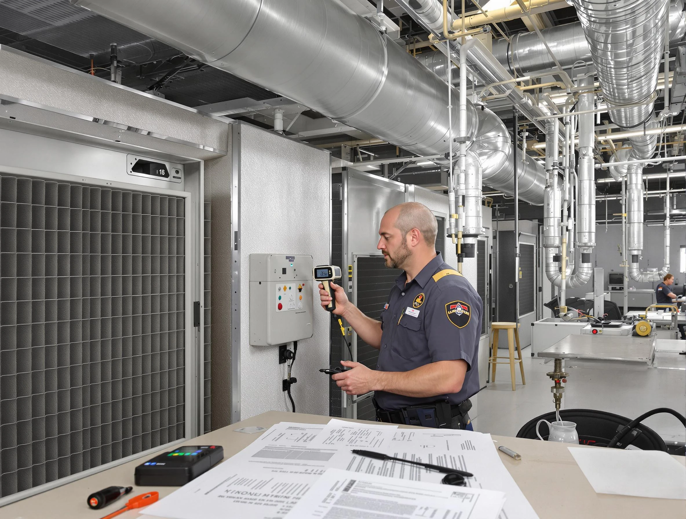 Professional filter system inspection by Woodstock Air Duct Cleaning in Woodstock