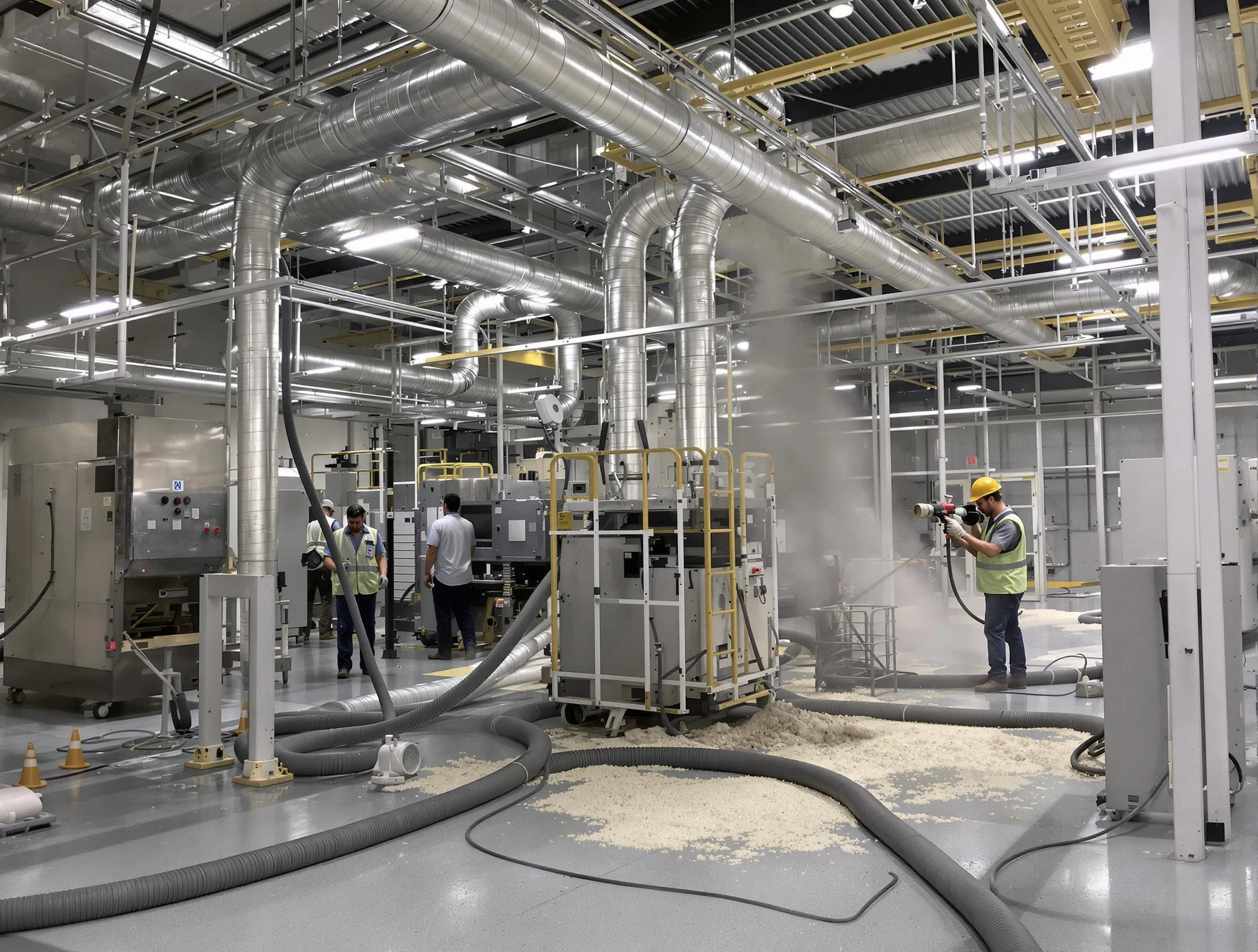 Heavy-duty industrial duct cleaning by Woodstock Air Duct Cleaning in Woodstock